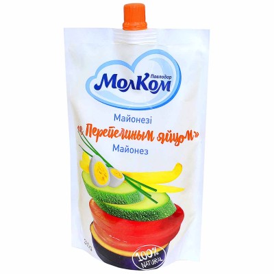 Майонез Молком с перепелиным яйцом 67% 190мл д/п