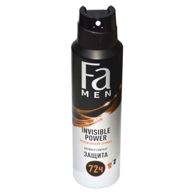 Дезодорант Fa Men Xtreme Invisible Power 150мл ж/б