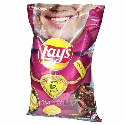 Чипсы Lay’s вкус мясо в тандыре 81гр м/у