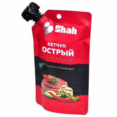 Кетчуп Shah Острый 200гр д/п