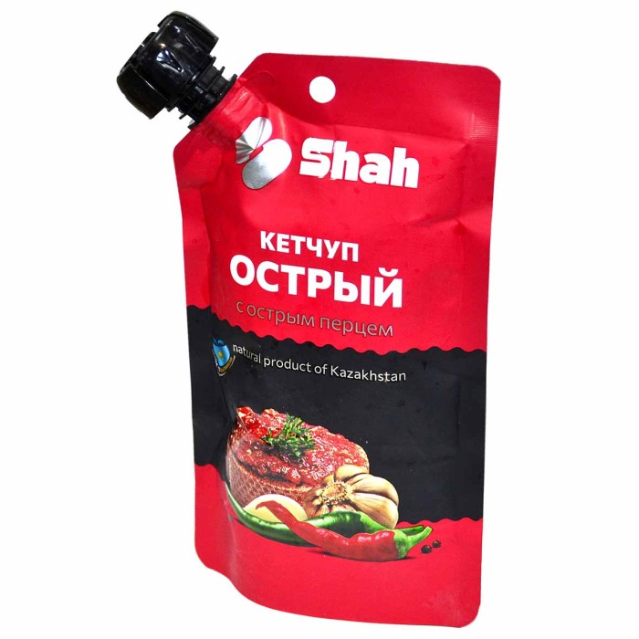Кетчуп Shah Острый 200гр д/п