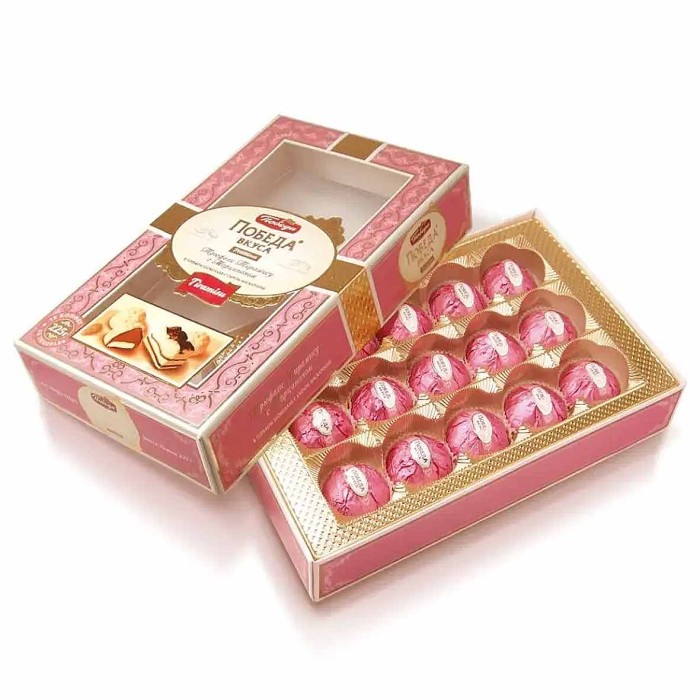 Конфеты Победа вкуса Трюфели тирамису с марципаном 225гр к/у