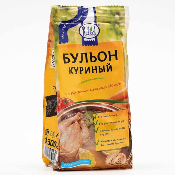 Бульон Relish куриный 300гр м/у