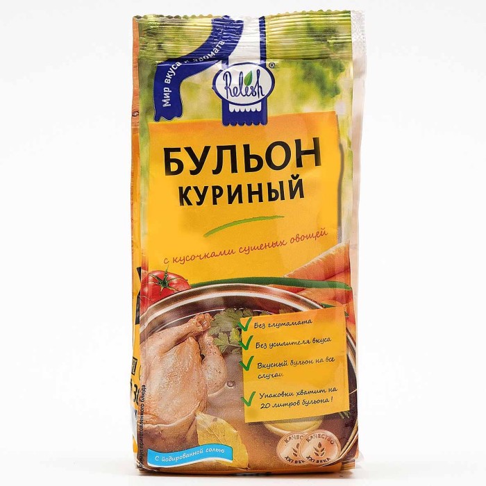 Бульон Relish куриный 300гр м/у