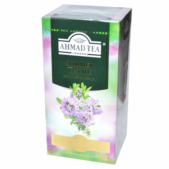 Чай Ahmad Tea Летний чабрец черный 20*2гр к/у