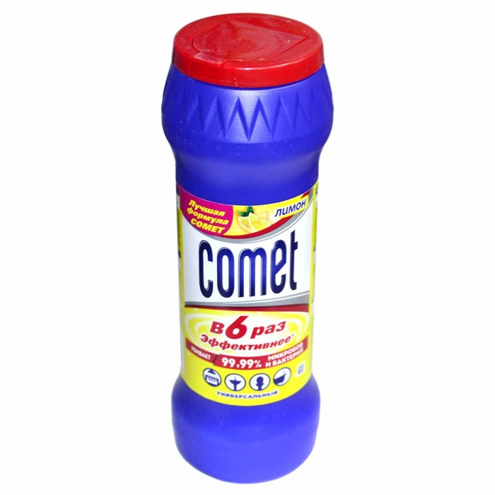 Порошок чистящий Comet Лимон с хлоринолом 475гр пэт
