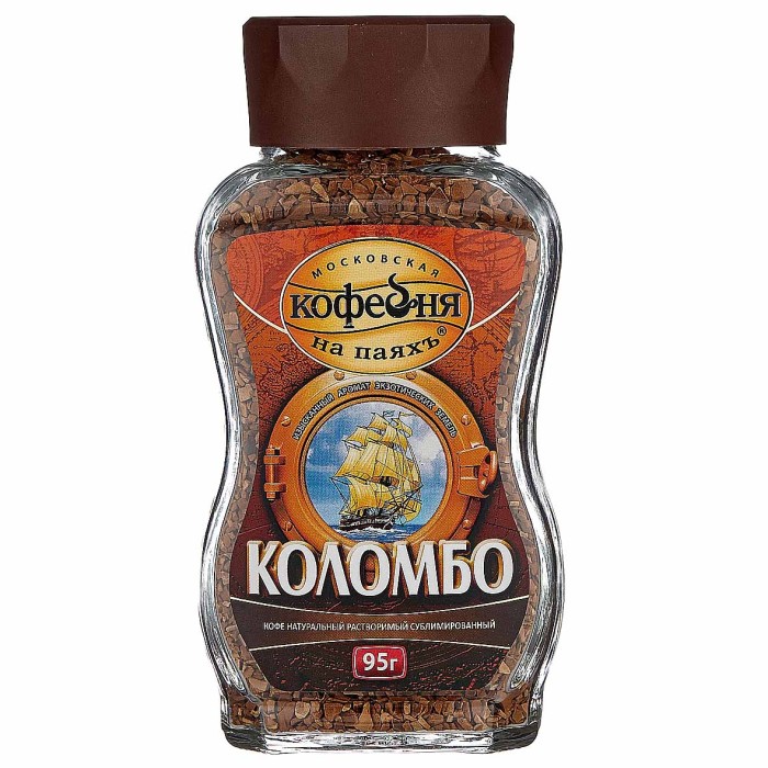 Кофе Московская кофейня на паяхъ Коломбо сублим 95гр ст/б