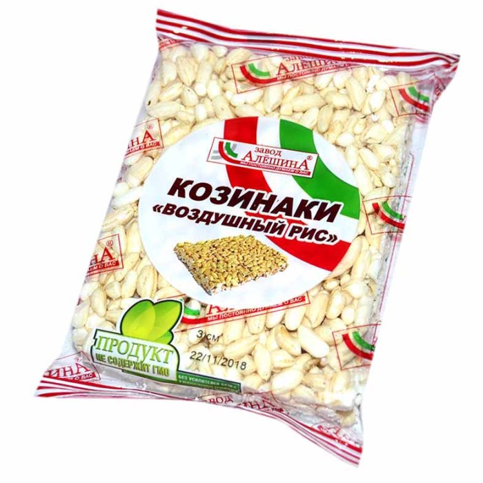 Козинаки Алешина воздушный рис 30гр м/у