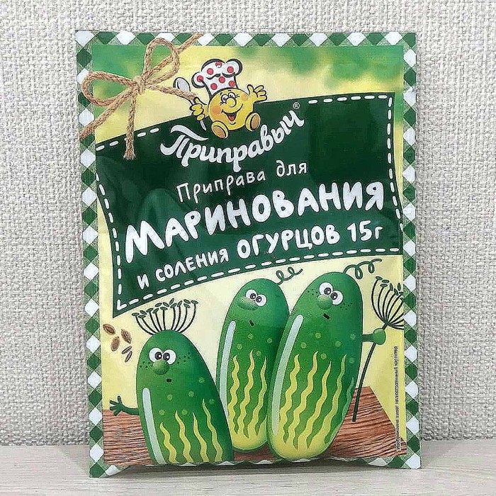 Приправа Приправыч для соления огурцов 15гр м/у