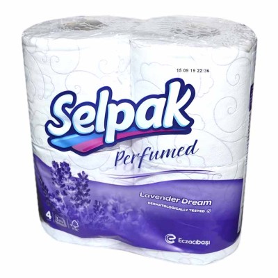 Бумага туалетная Selpak Лаванда 3сл 4рул м/у