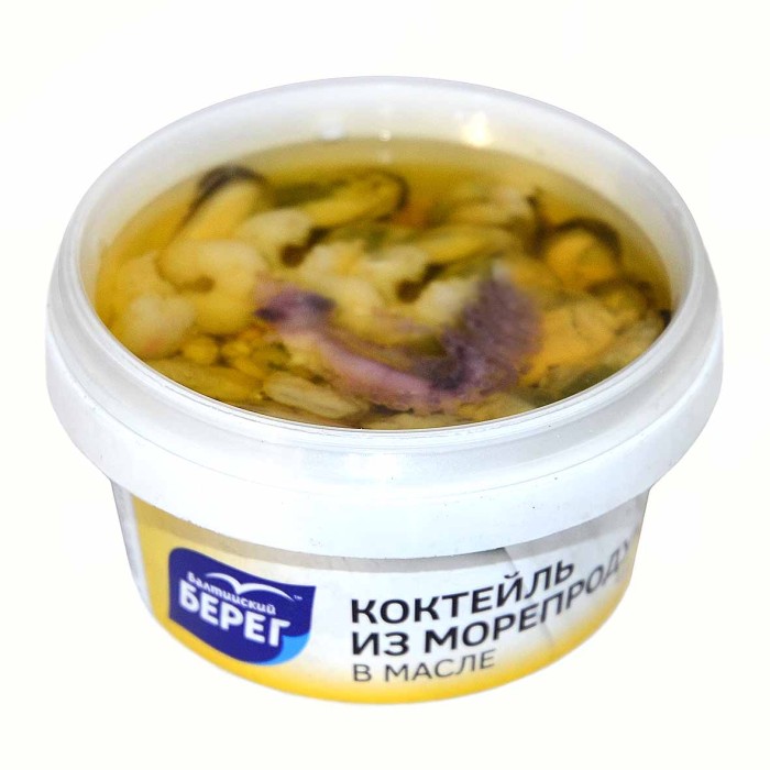 Коктейль морской Балтийский Берег в масле 210гр пэт