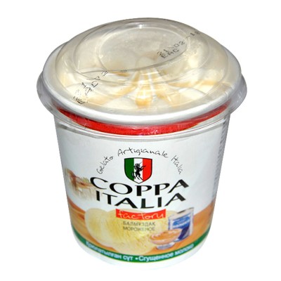 Мороженое Coppa Italia со сгущенкой 200гр ведерко