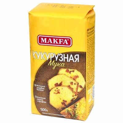 Мука Makfa кукурузная 500гр м/у