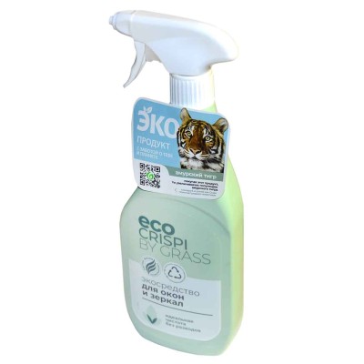 Экосредство для окон и зеркал Crispi 600мл пэт