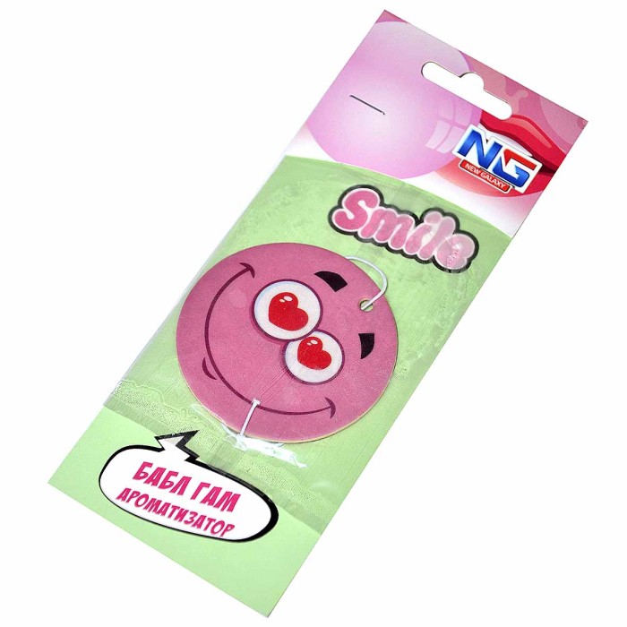 Ароматизатор New Galaxy Модные смайлы арбуз арт794-546