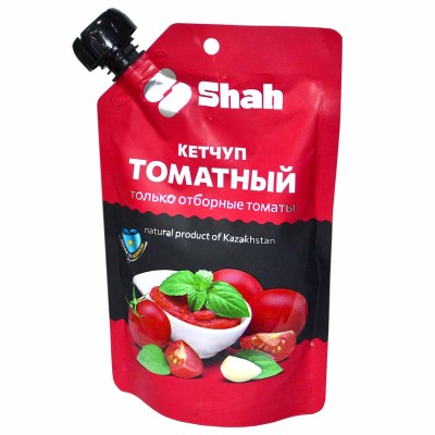 Кетчуп Shah Томатный 350гр д/п