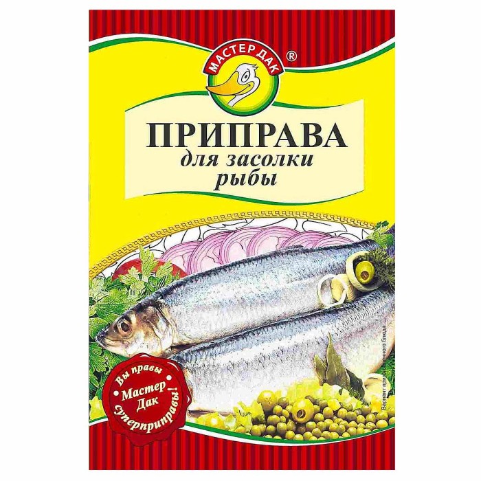 Приправа Мастер Дак  для засолки рыбы 15гр м/у