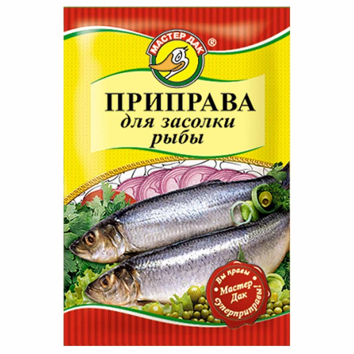 Приправа Мастер Дак  для засолки рыбы 15гр м/у