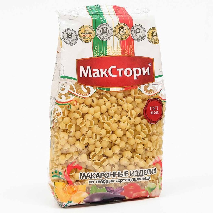 Макароны МакСтори Ракушки 400гр