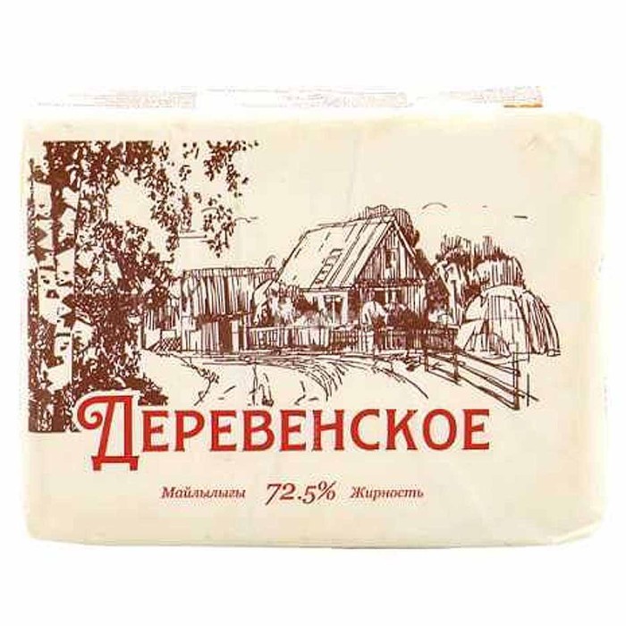 Масло Деревенское 72,5% 180гр м/у