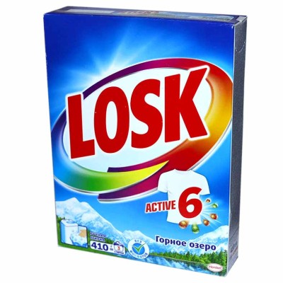 Порошок для стирки Losk Горное озеро ручн 410гр к/у