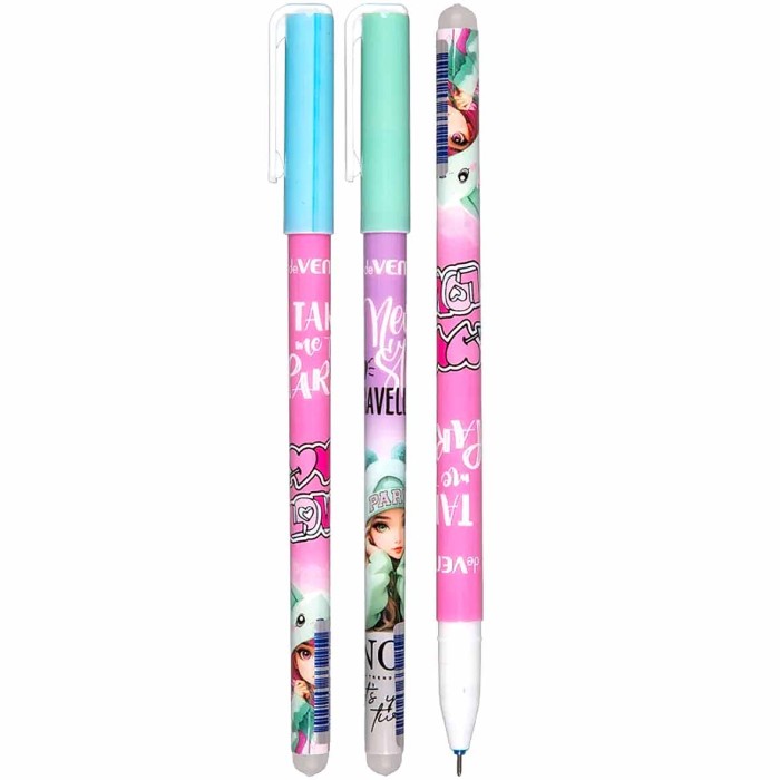 Ручка гелевая deVente Paris gerl арт5051517