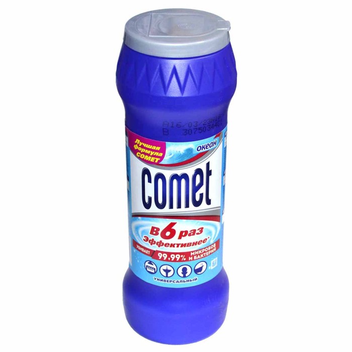 Порошок чистящий Comet Океан с хлорин 475гр пэт