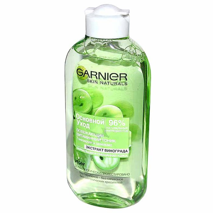 Тоник для лица Garnier Основной уход виноград нор смеш кожа 200мл пэт