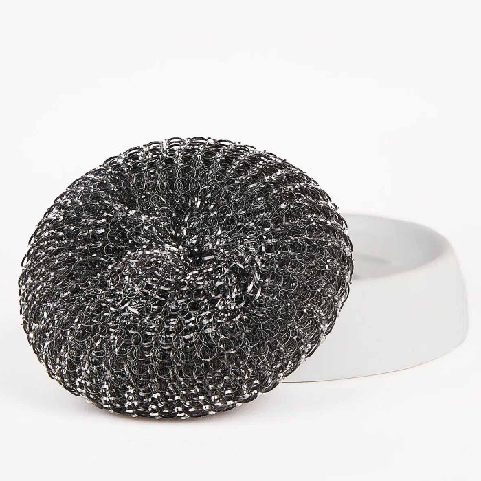 Губка для посуды York Mega стальная 1шт 0303 к/у