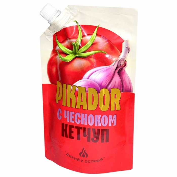 Кетчуп Heinz Pikador С чесноком 300гр д/п