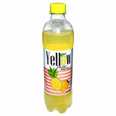 Напиток Yellow манго-ананас газ 0,5л пэт