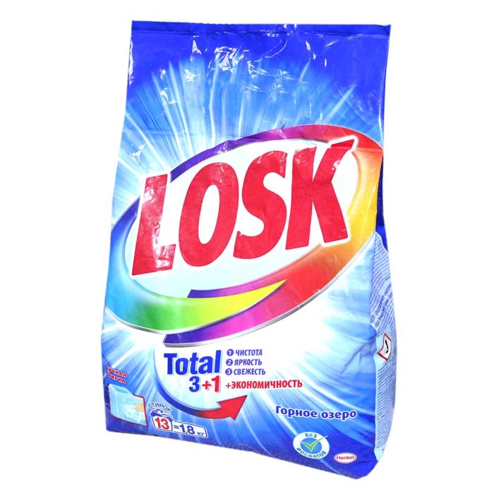 Порошок для стирки Losk Горное озеро ручн 1,8кг м/у