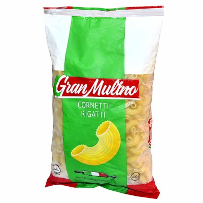 Макароны Granmulino Рожки 400гр м/у