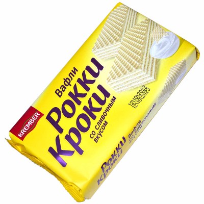 Вафли Krember Рокки Кроки сливочный вкус 125гр м/у