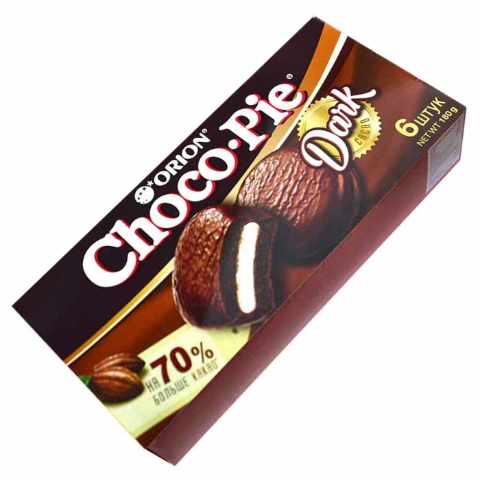 Печенье Choco-Pie Dark 6*30гр к/у