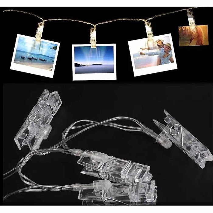 Украшение новогоднее Гирлянда Прищепки 3м 18L артM-35 №12