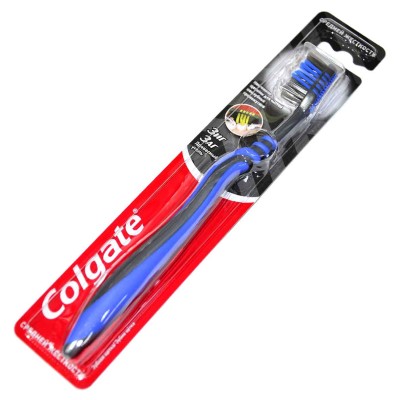 Щетка зубная Colgate L2 Зиг-заг древесным углем