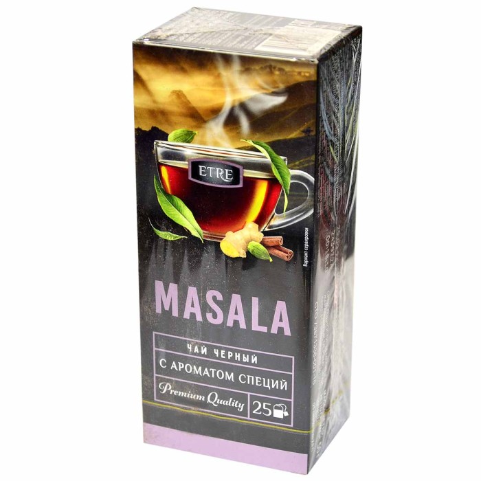 Чай Etre Масала черный 25*2гр к/у