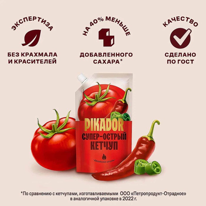 Кетчуп Heinz Pikador Супер острый 300гр д/п