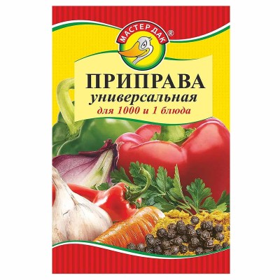 Приправа Мастер Дак универсальная для 1000 и 1 блюда 15гр м/у