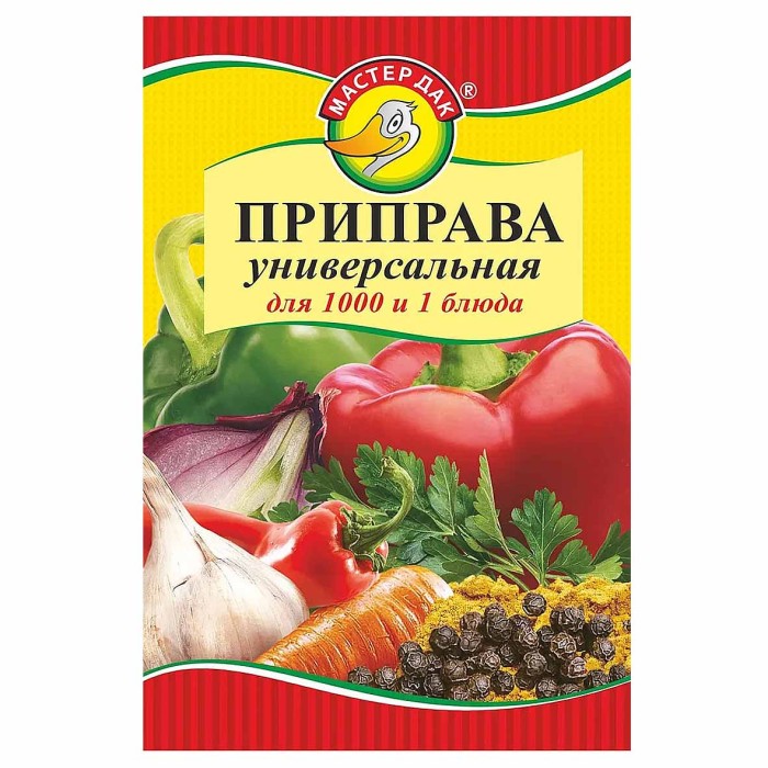 Приправа Мастер Дак универсальная для 1000 и 1 блюда 15гр м/у
