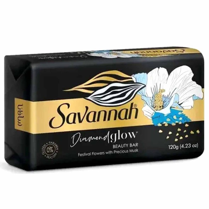 Мыло туалетное Savannah Glow Diamond Glow 120гр м/у