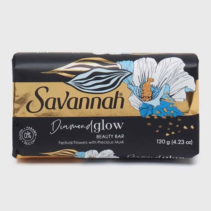 Мыло туалетное Savannah Glow Diamond Glow 120гр м/у