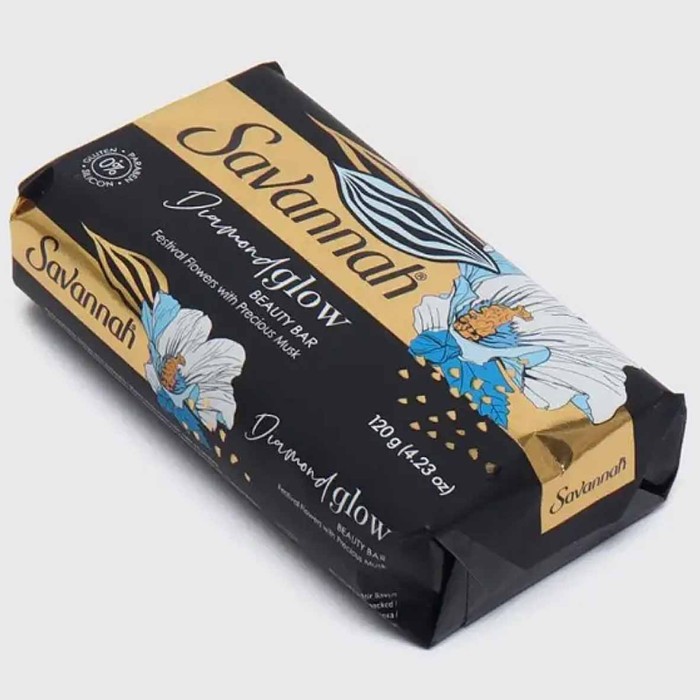Мыло туалетное Savannah Glow Diamond Glow 120гр м/у