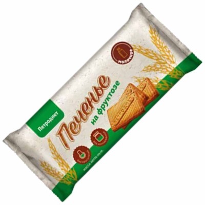 Печенье Петродиет молочное на фруктозе 170гр м/у
