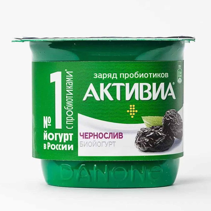 Йогурт Активия чернослив 2,9% 130гр пэт