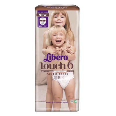 Трусики Libero Touch 6&#039; (13-20кг) 30шт м/у
