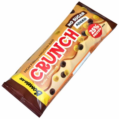 Батончик глазированный Bombbar Crunch ваниль-чизкейк 50гр м/у