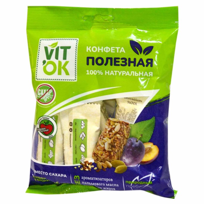 Конфеты VITok неглаз с топинамбуром 150гр м/у