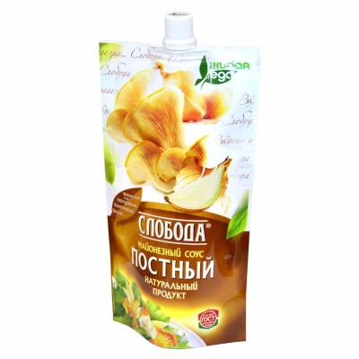 Майонез Слобода Постный 56% 200мл д/п